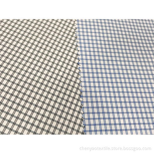 T/C(30%Cotton70%Polyester)Yarn-dyed Dobby Plaid Fabric